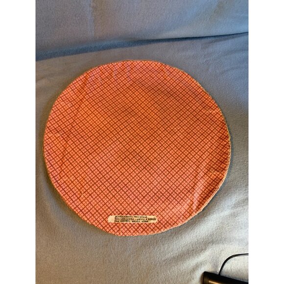 Buttermold Rooster Hooked Rug Chair Pad 15 inch Vintage - Picture 4 of 9